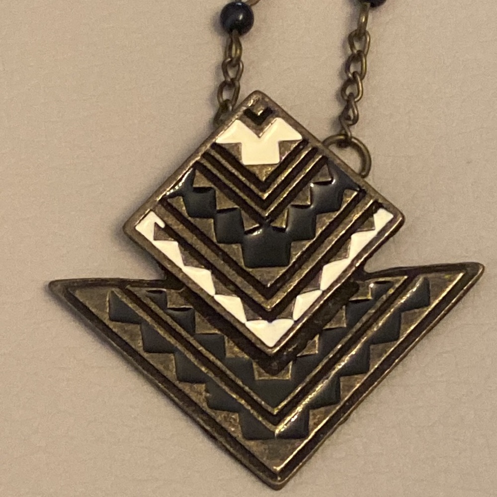 Tribal aztec necklace